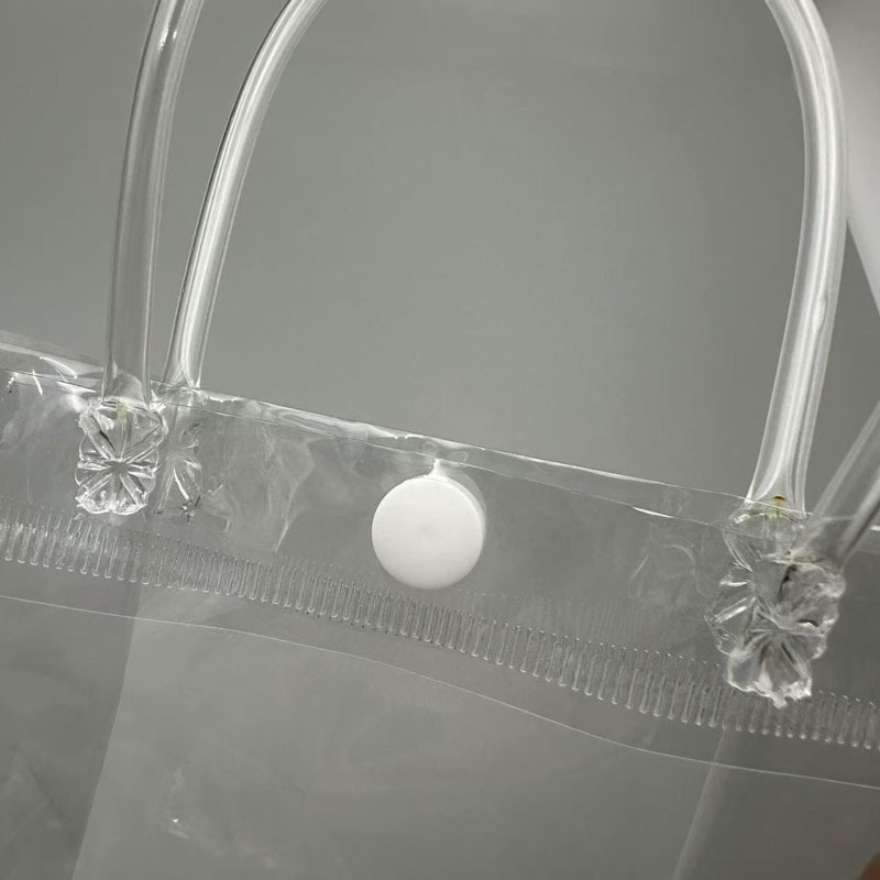 transparent pve handbag gift bag candy gift bag plastic bag printing logo packing bag gift bag details Picture