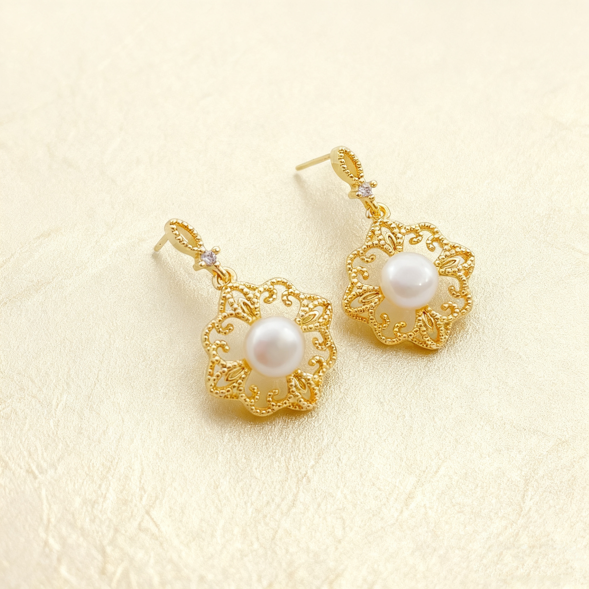 Long and elegant stud earrings for women Specification image