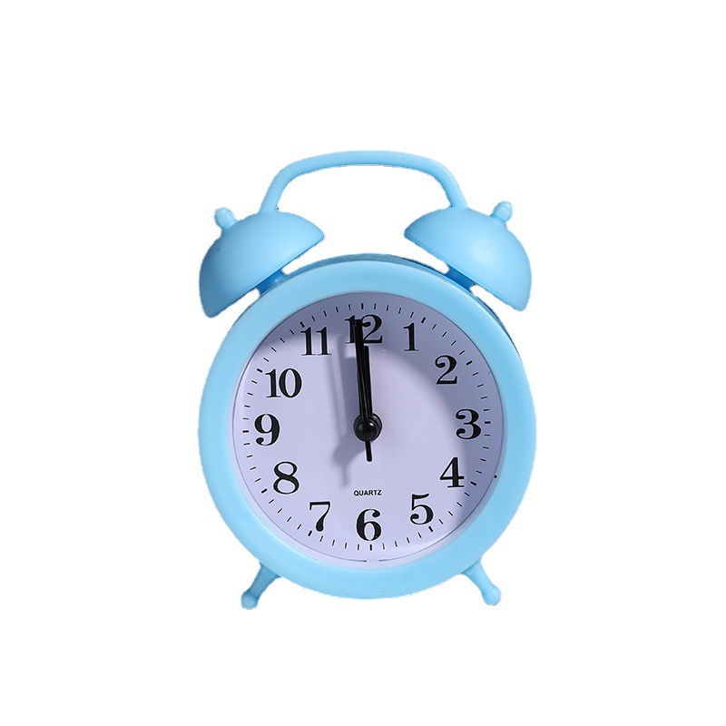 bedroom creative little alarm clock student mute bedside clock personalized convenient use simple clock children cartoon alarm Item Picture