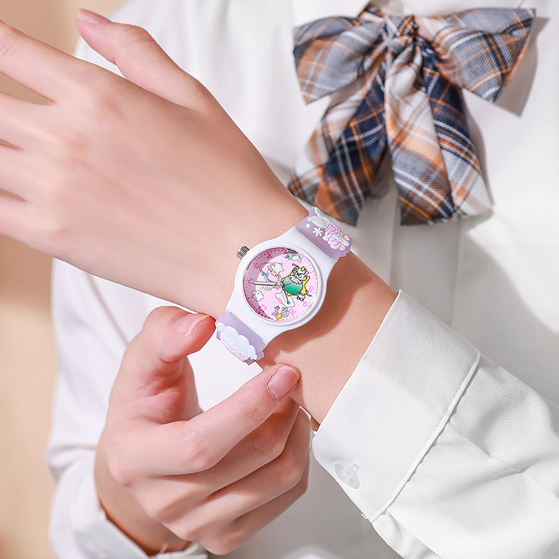 in stock wholesale generation 3d japanese cartoon epoxy sanrio children's watch primary school student cross-border hot good-looking Item Picture