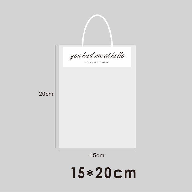 small transparent gift bag handbag toy kindergarten children snack stationery jewelry bag graduation school wholesale Item Picture