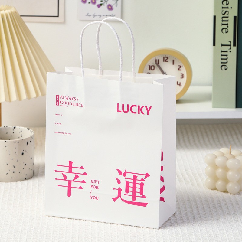 graduation season exam postgraduate entrance examination blessing text gift bag 61 children present paper packaging bags exquisite handbag Application Scenario