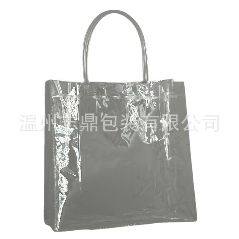 transparent pve handbag gift bag candy gift bag plastic bag printing logo packing bag gift bag Item Picture