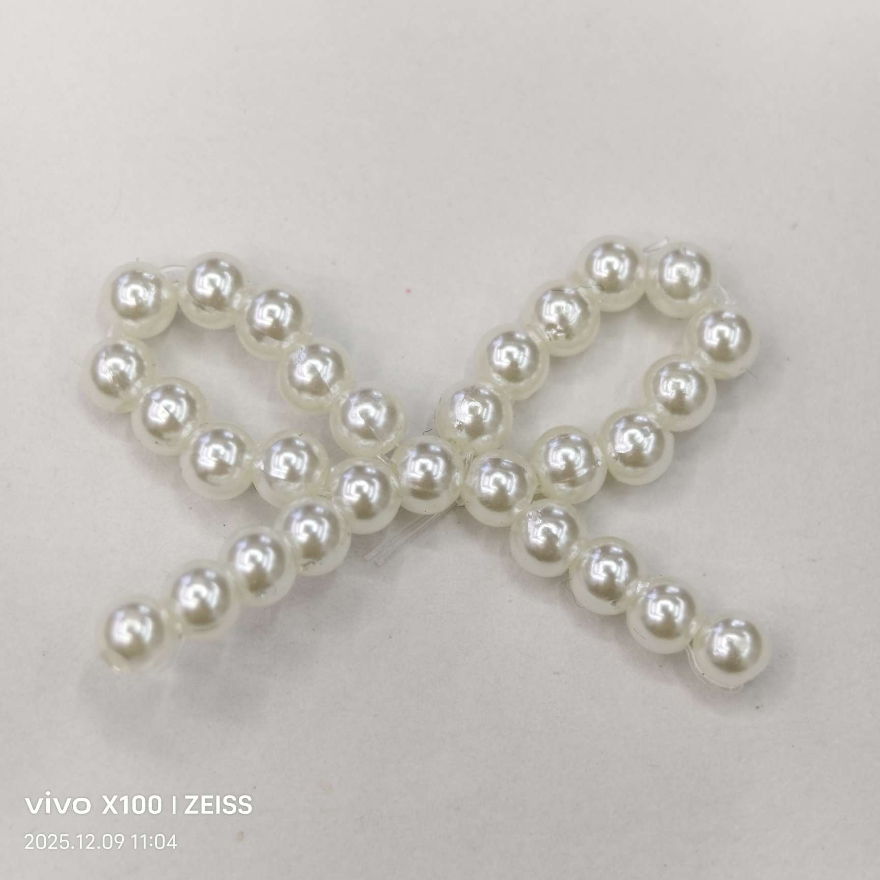 手工珍珠蝴蝶结