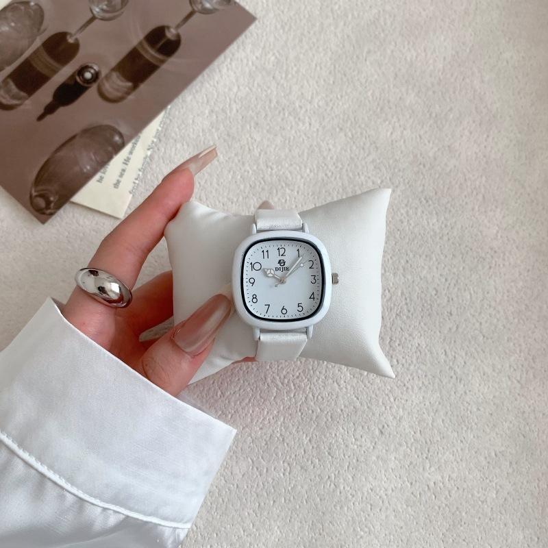 2025 new watch women's ins good-looking junior high school students children niche mute civil servant exam table Specification drawing