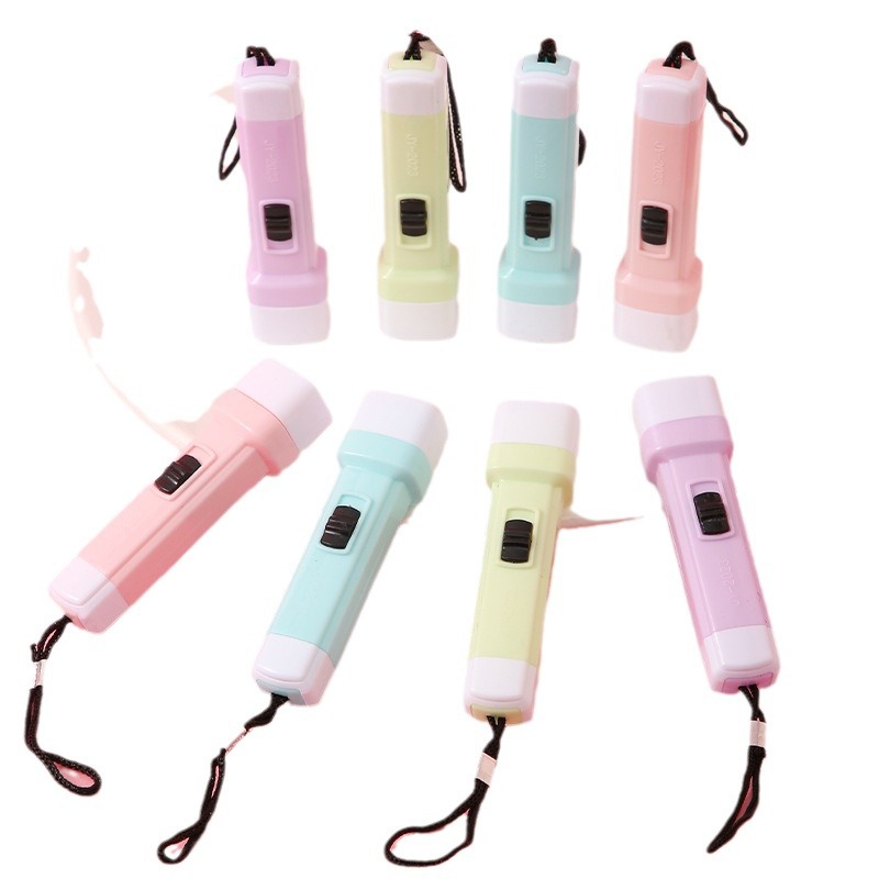 new macaron color small flashlight high light flashlight lighting led wholesale stall practical small household appliances gifts Item Picture