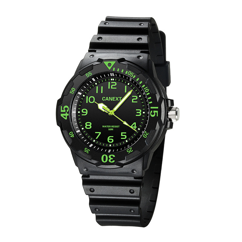 canext foreign trade cross-border hot children's watch male student trendy sports waterproof drop-resistant quartz watch full figure