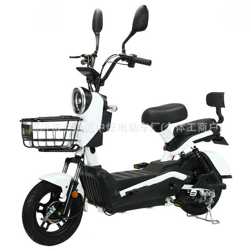 factory wholesale electric car cool station tram commuter men and women pedal bike lightweight lead-acid battery car Specification drawing