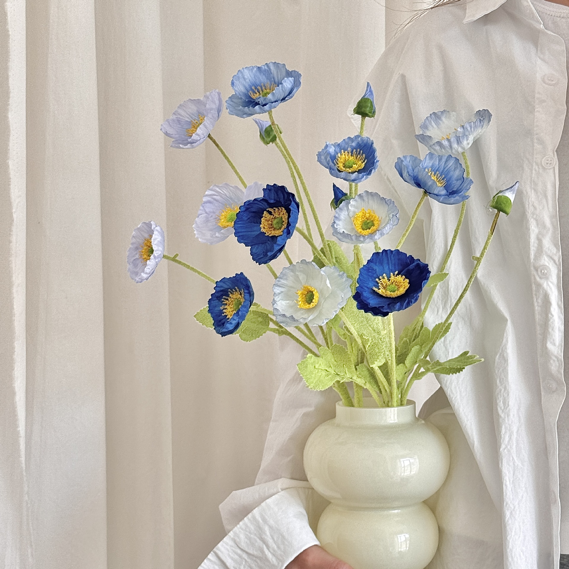 yumeiren artificial flower advanced sense realistic wedding scene layout domestic ornaments artificial flowers silk flower fake flower Specification drawing