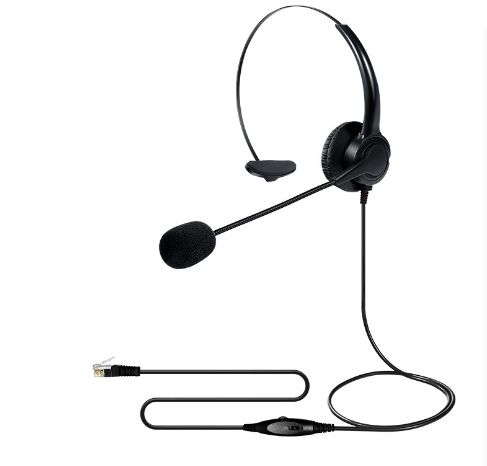 head wear telephone traffic headset customer service electric sales online course teaching business office desktop computers and laptop mobile game headset full figure
