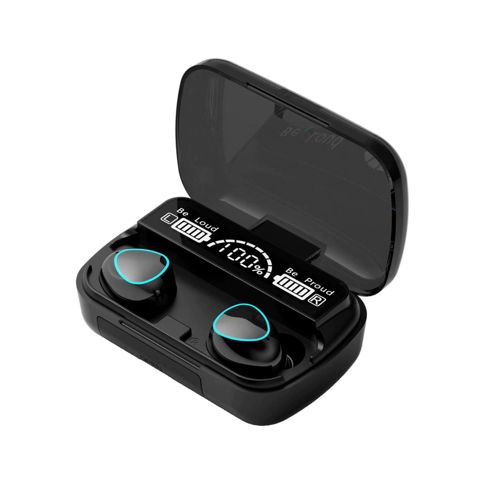cross-border hot wholesale rechargeable wireless bluetooth headset ultra-long life battery noise reduction dedicated headset bluetooth headset Item Picture