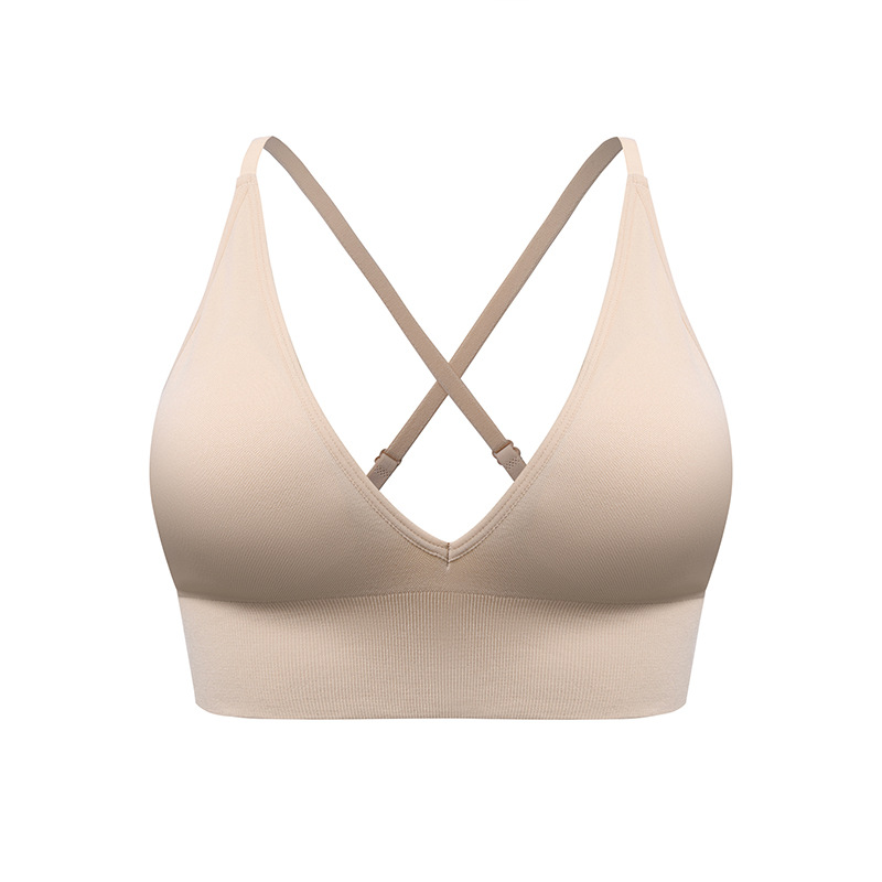 cross-border adjustable shoulder strap european and american triangle cup bra sexy casual underwear yoga bra amazon new hot details Picture
