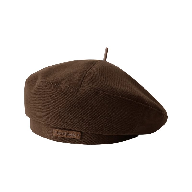 autumn and winter new woolen beret fashion british style painter hat retro easy matching make your face look smaller beret men and women Item Picture