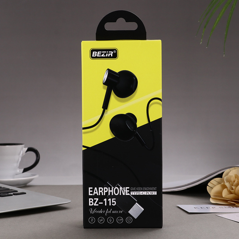 applicable to apple oppo in-ear type-c android computer wired headset huawei mobile phone full model compatible Item Picture