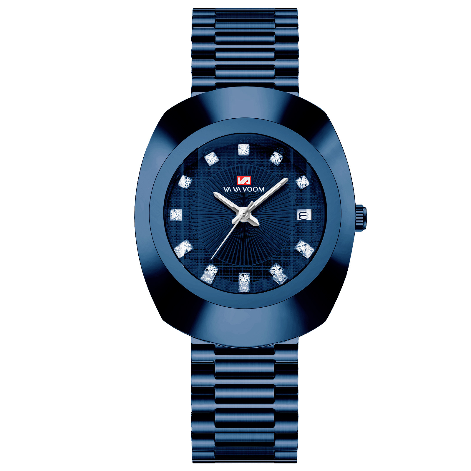 cross-border vavoom brand couple quartz watch yellow gold diamond waterproof steel strap watch watch one piece dropshipping Application Scenario