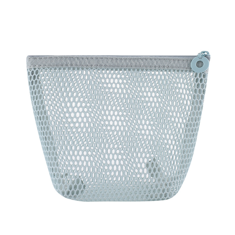dopamine color square bag large capacity portable mesh small cosmetic bag lipstick storage bag mesh napkins dispenser bag details Picture