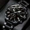 cross-border hot fashion men's steel strap watch geneva leisure business quartz watch atmospheric luminous watch trend Specification drawing