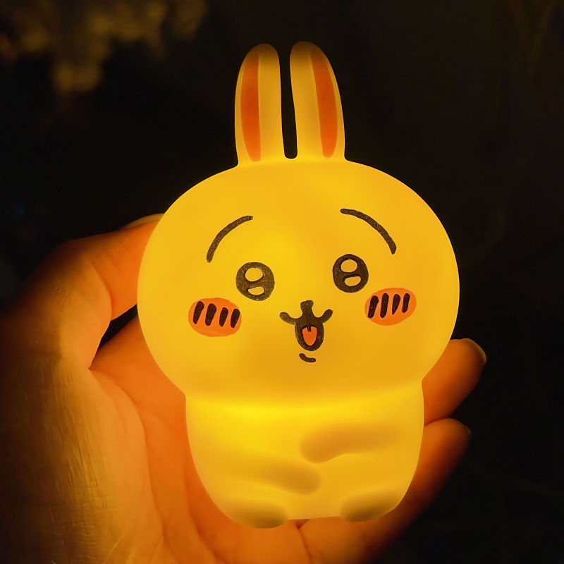 creative cute ji yi wu saqi xiao ba small night lamp birthday gift for girls night atmosphere vinyl small night lamp full figure