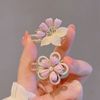 exquisite flower pearl small size side clip hairpin women's side clip bang clip broken hair mori style sweet new duckbill clip Item Picture