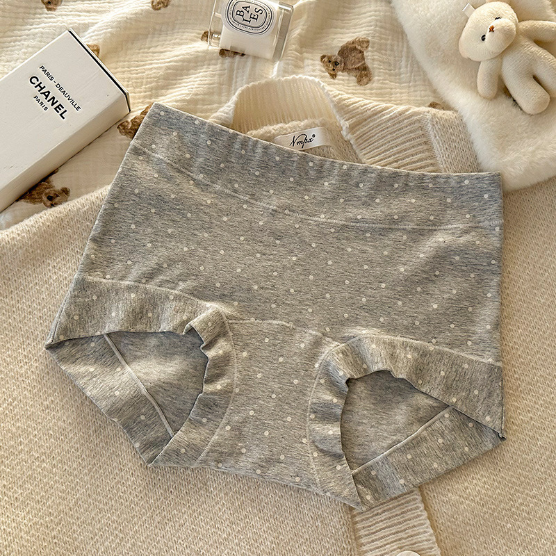 fiberglass antibacterial women's boxer cotton underwear women's printed plus size underwear lengthened cotton crotch sheath boxer shorts Specification drawing