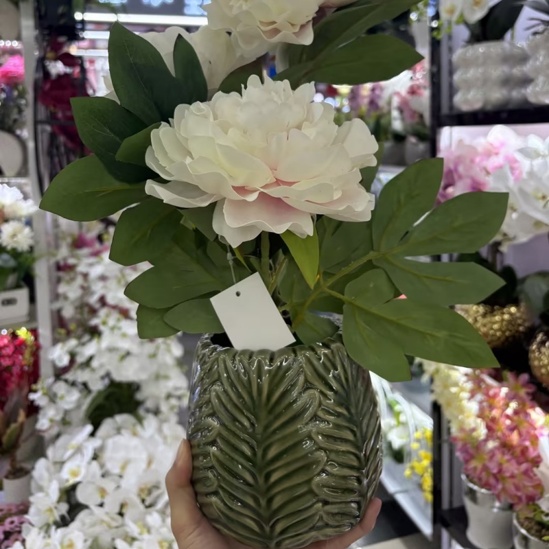 Artificial flowers, fake flowers, potted plants, Ins-style home decoration, green plants, window display and cabinet placement Specification image