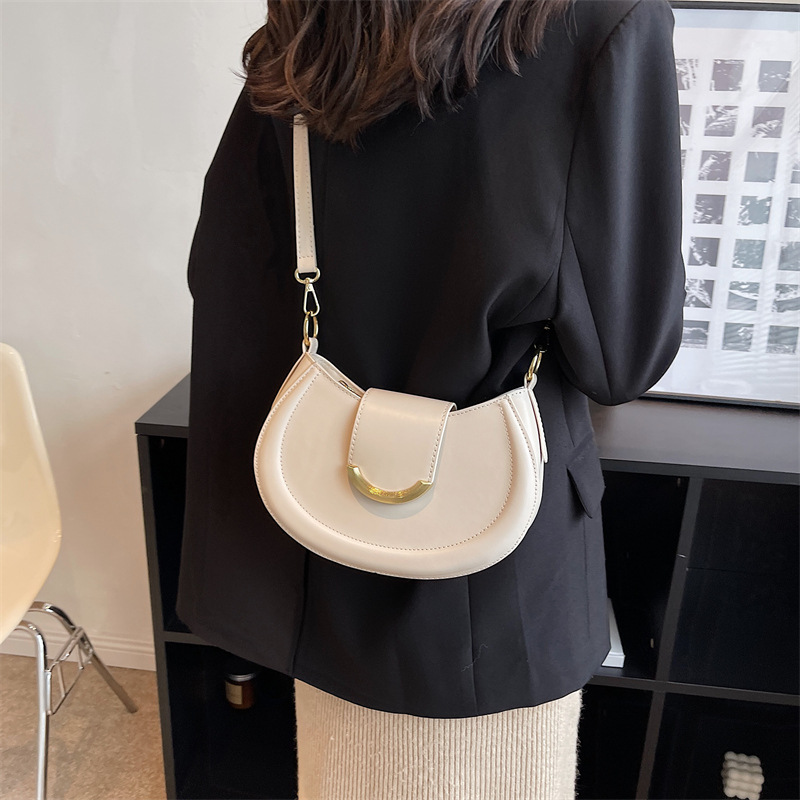 fashionable korean style niche underarm bag 2025 new simple hand shoulder bag all-matching graceful crossbody commuter ladies details Picture