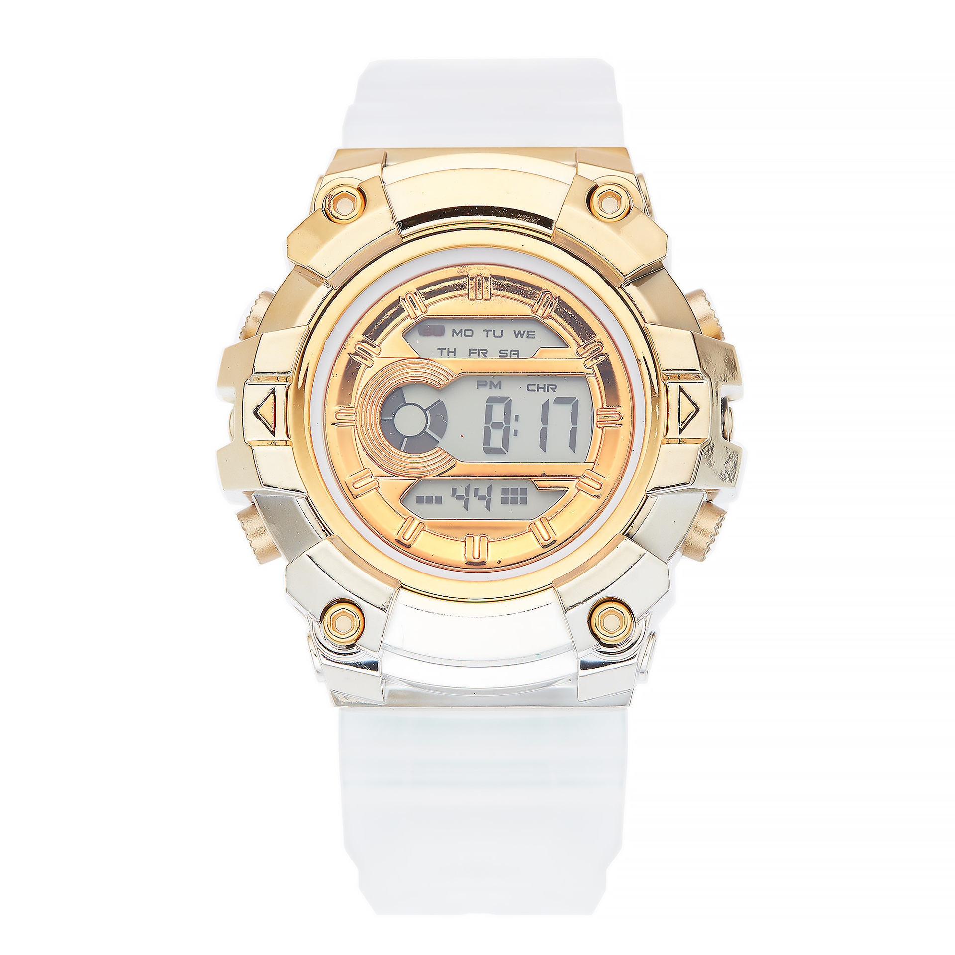 gradient color electronic watch korean fashion trendy outdoor sports cartoon children's color watch sports electronic watch details Picture