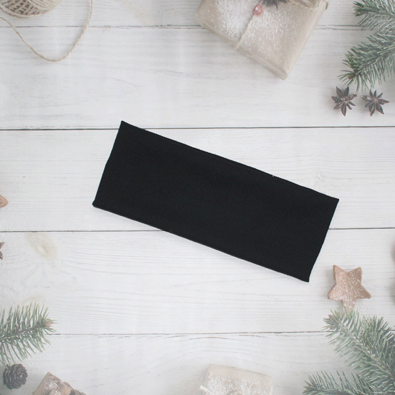korean wide-brimmed elastic hair band sports headband pure color all-matching makeup headband simple new headscarf headwear Application Scenario
