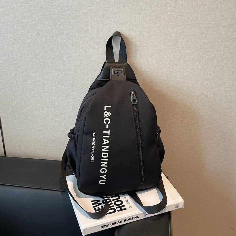 multi-functional portable backpack trendy chest bag one-shoulder crossboby bag women's multi-compartment casual large capacity bag full figure