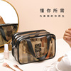 pvc double layer dry wet separation swim bag thick compartment transparent bath waterproof gym bag wash bag cosmetic bag Item Picture