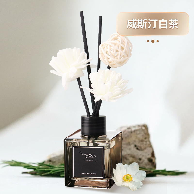 fire-free aromatherapy 200ml large capacity advanced fragrance home bathroom bedroom lasting fragrance. spreading perfume wholesale Specification drawing