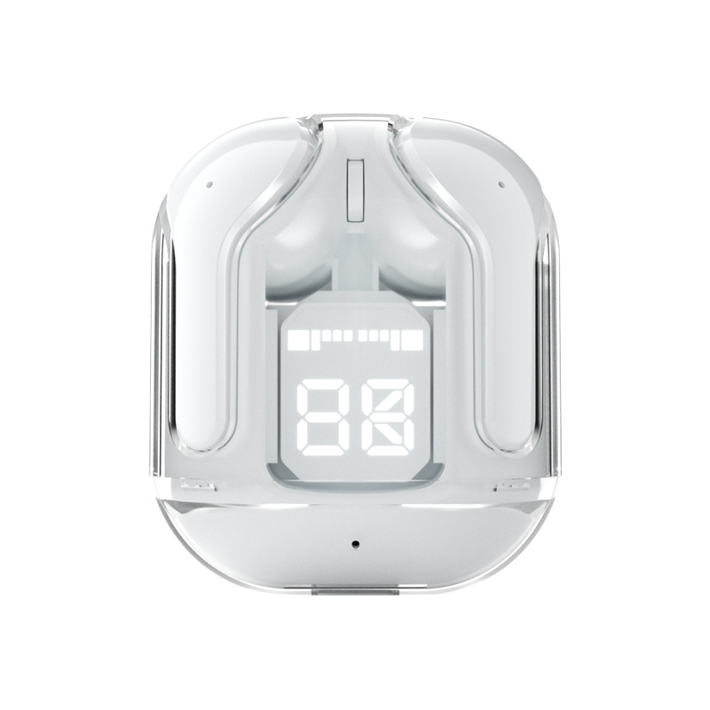 foreign trade exclusive bluetooth headset xt16 transparent digital display warehouse high sound quality long endurance wireless headset tws cross-border hot details Picture