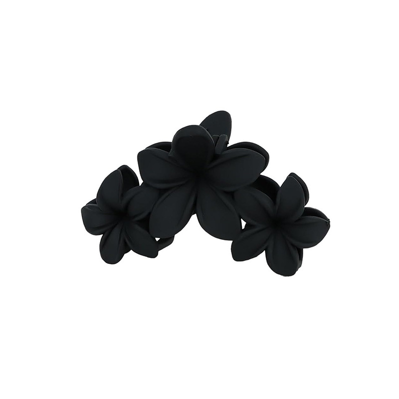 cross-border european and american flowers barrettes women's retro temperament wild updo hair clip barrettes sub-headdress frosted shark clip hair claw headdress details Picture