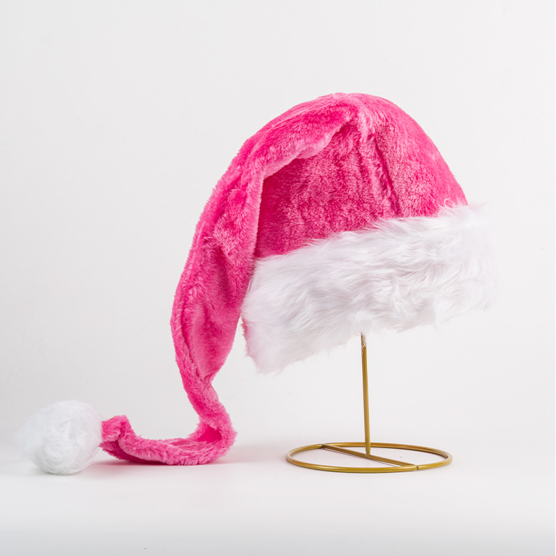 christmas hat cross-border led light plush adult and children christmas hat christmas party dress up christmas decorations Application Scenario