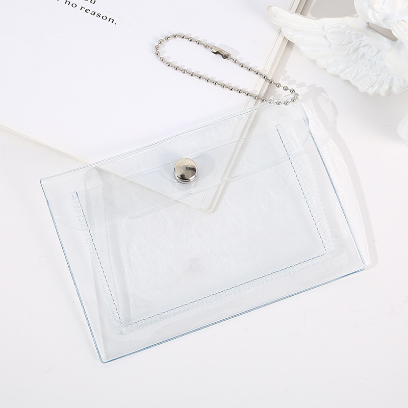 cross-border girls' lipstick storage bag coin purse student bracelet bag transparent certificate card holder bank card holder gu card holder details Picture