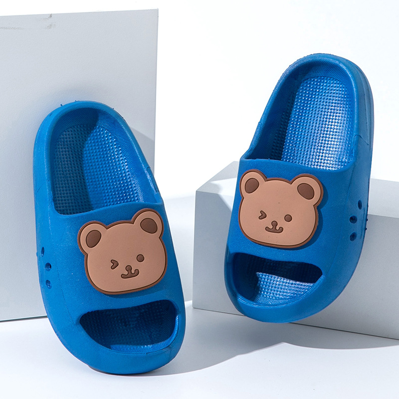 eva children's slippers cute cartoon boys and girls baby child gommino middle and big children parent-child sandals summer full figure