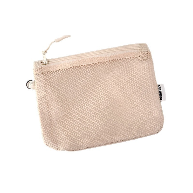 grid storage bag multifunctional coin purse cosmetic bag data cable charger earphone bag carry bag sundry bag details Picture