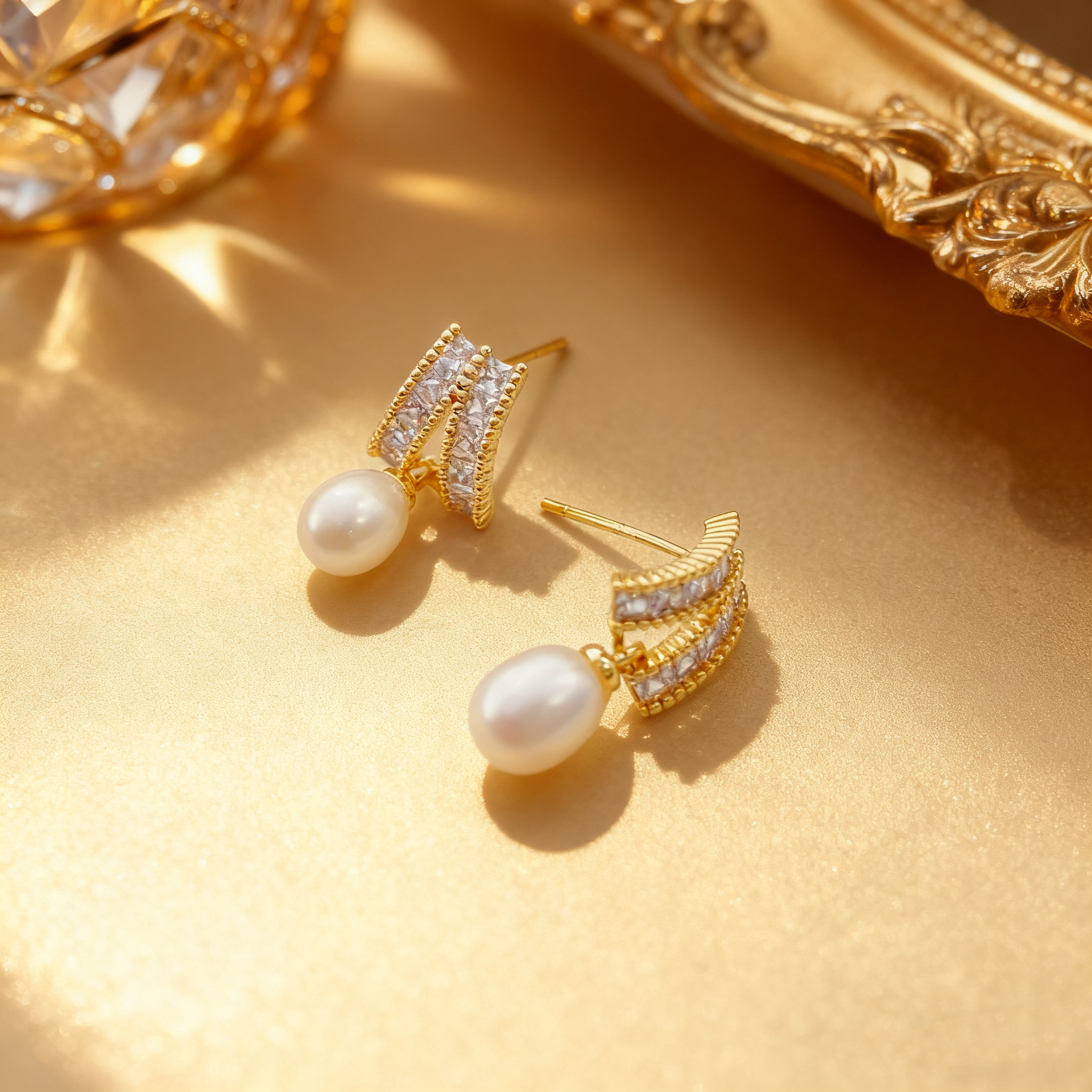 Long and elegant earrings, ear thread, silver stud earrings, women's fashionable earrings, women's accessories, women's long and fashionable stud earrings, women's long and elegant Item Picture