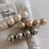 4 pieces pearl bobby pin back head barrettes loose clip spring clip retro head clip hairpin hair ornaments female high-grade sense Application Scenario