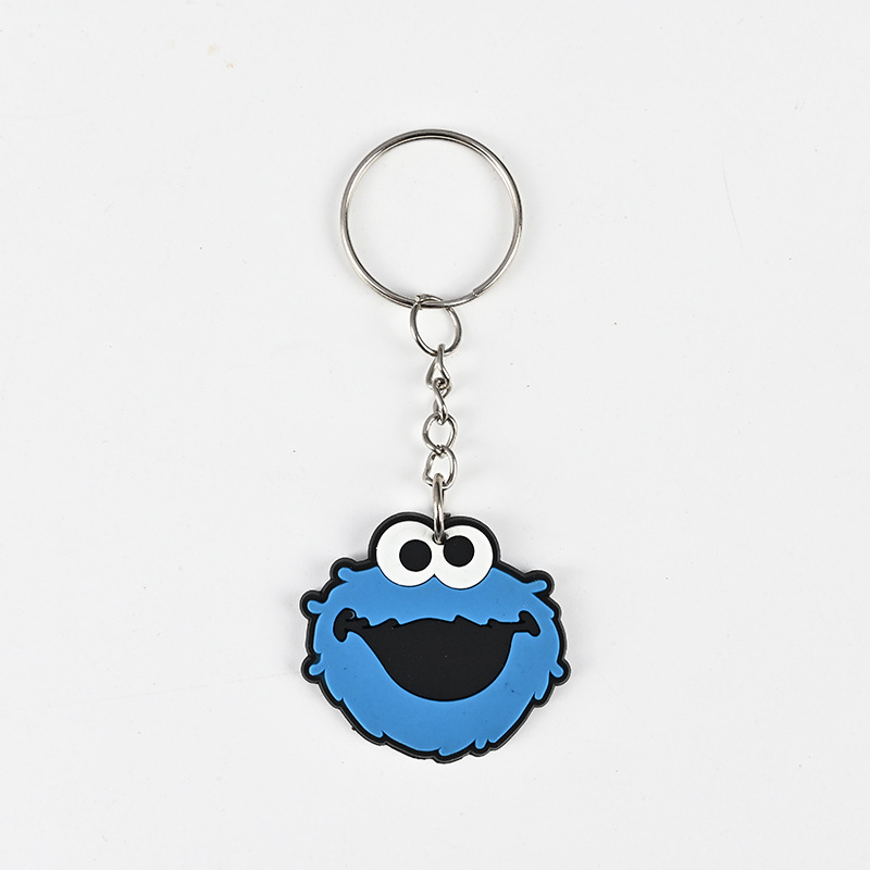 cute cartoon cartoon keychain bag car diy pendant color ornament accessories pvc flexible glue customization full figure