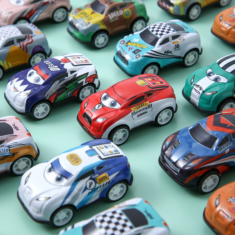 factory cross-border tiktok metal car metal car car pull back car children's toy car racing kindergarten gifts Specification drawing