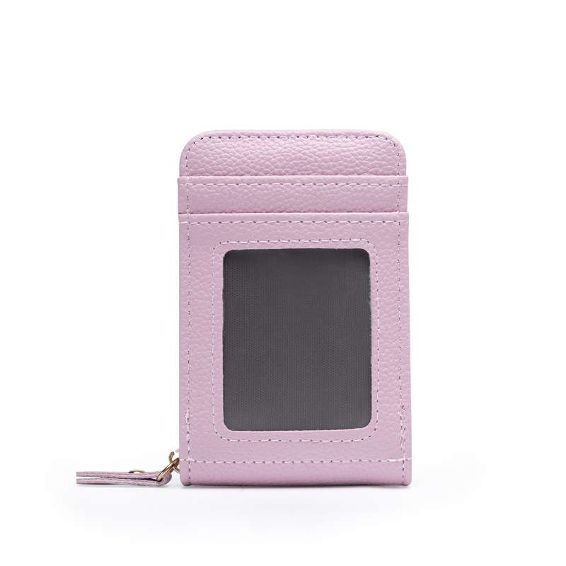 cross-border spot expanding card holder litchi pattern hot coin purse card holder card holder large capacity multiple card slots document package Specification drawing