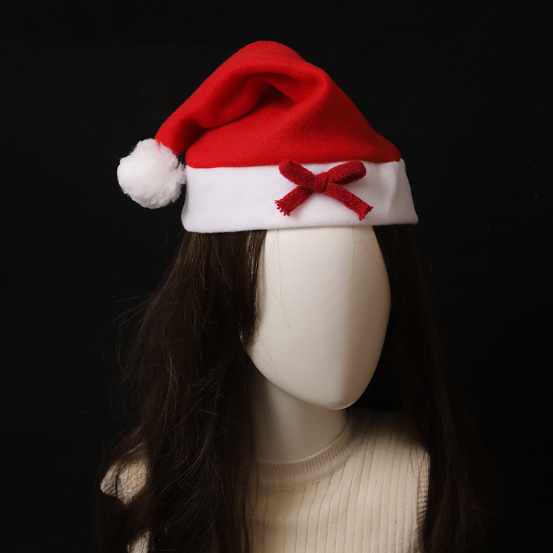 christmas hat children adult santa hat christmas hat decorations decoration supplies gift gift Application Scenario
