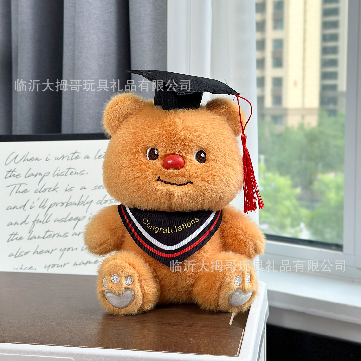 net red strap bear dressing denim butter little bear plush toys pastoral bear doll 8-inch prize claw doll Application Scenario