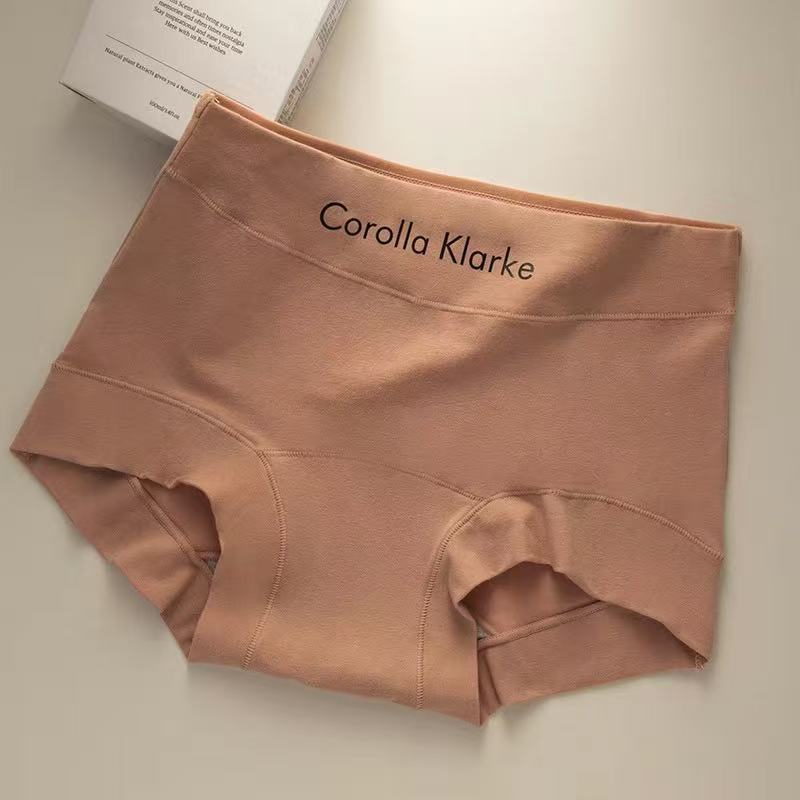 xinjiang cotton underwear for women 7a antibacterial cotton crotch plus size high waist shaping boxer boxer shorts details Picture