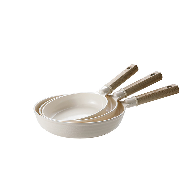 cross-border master series die-cast aluminum frying pan medical stone non-stick pan set household wok soup pot pot wholesale Specification drawing