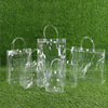 spot pvc plastic handbag candy flowers gift gift bag custom logo transparent gift bag full figure