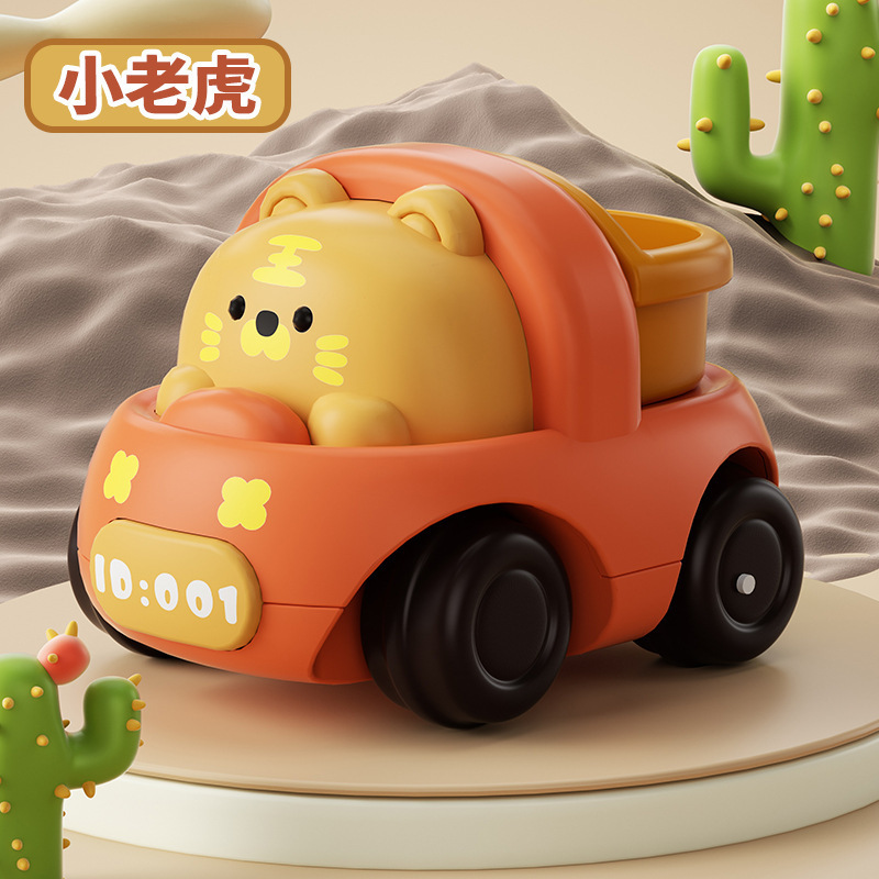 children's inertia toy car baby 1-3 years old warrior engineering car 6 months baby puzzle 2 boys and girls Specification drawing