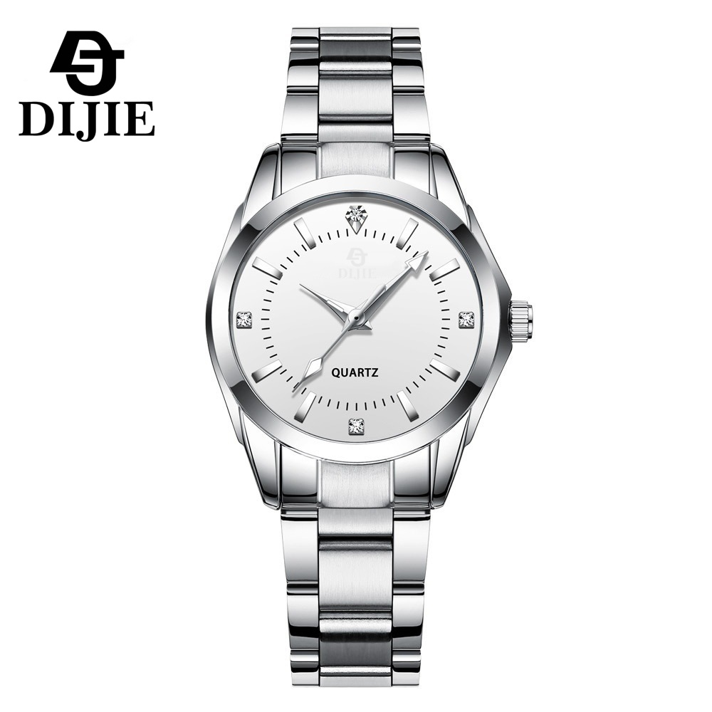 trendy brand men's and ladies' watches simple steel belt quartz watch elegant watch men's good-looking couple light luxury watch Item Picture