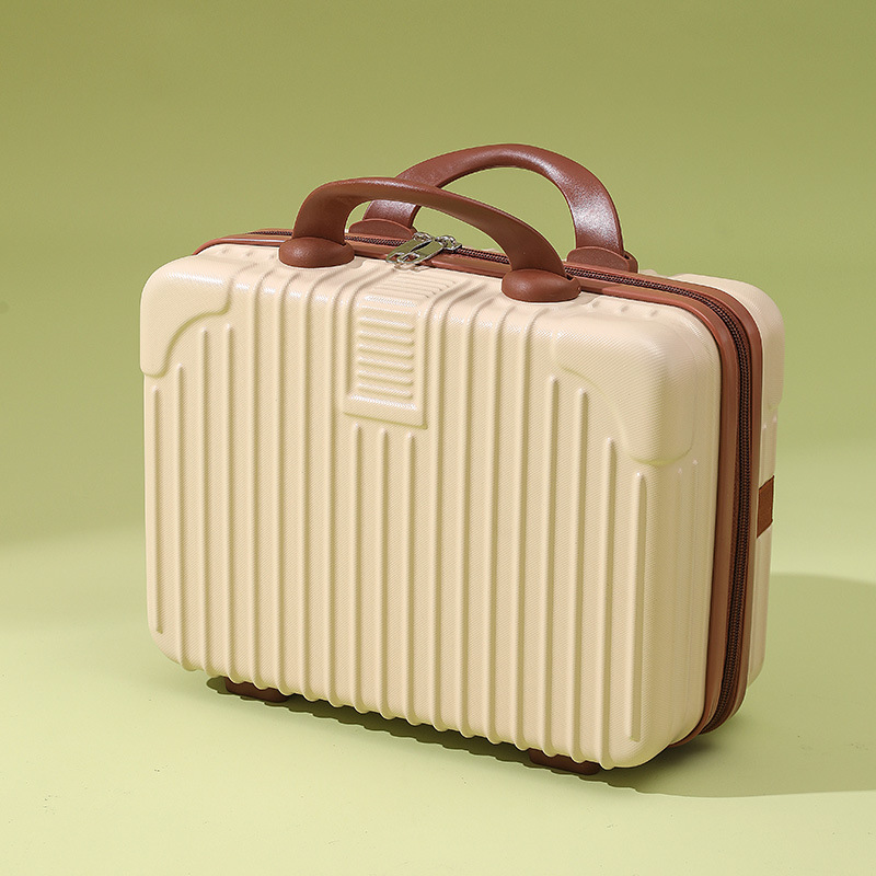 customized suitcase mini small suitcase 14 cosmetic case hand gift bag small suitcase password suitcase Specification drawing